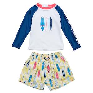 Clothing wholesaling: Rock The Board LS Baby Set