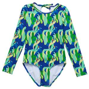 Clothing wholesaling: Toucan Jungle Sustainable Keyhole Surf Suit