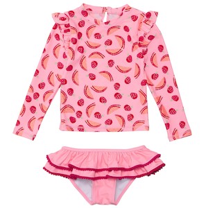 Clothing wholesaling: Berry Sweet LS Ruffle Set