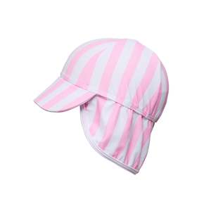 Clothing wholesaling: Pink Stripe Floating Flap Hat