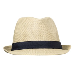 Clothing wholesaling: Navy Trim Fedora