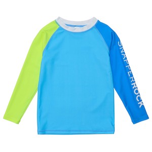 Clothing wholesaling: Citron Splash Colorblock LS Rash Top