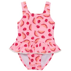 Berry Sweet Skirt Swimsuit