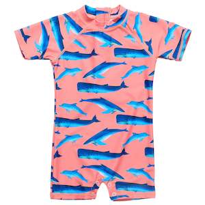 Whale Tail SS Sunsuit