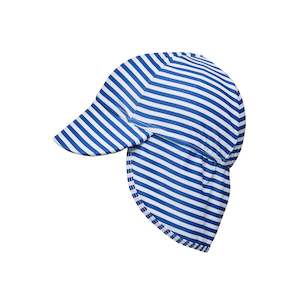 Denim Stripe Floating Flap Hat