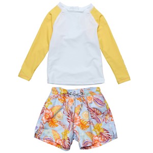 Boho Tropical Sustainable LS Baby Set