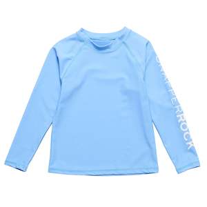 Water Blue LS Rash Top