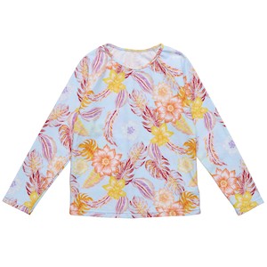 Clothing wholesaling: Boho Tropical Sustainable LS Rash Top