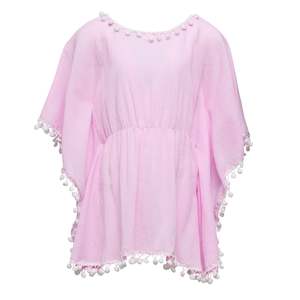 Clothing wholesaling: Pink Sherbet Pom Pom Cover Up