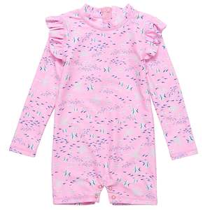 Pink Sea LS Sunsuit