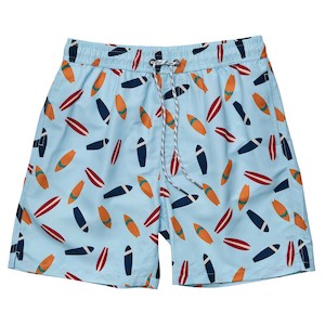 Mens Retro Surf Volley Board Short