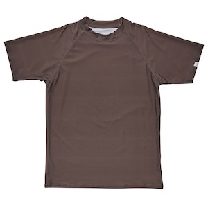 Mens Chocolate Sustainable SS Rash Top