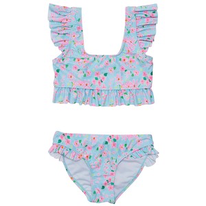 Daisy Chain Frilled Crop Bikini