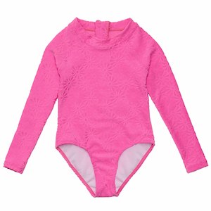 Bubblegum Bloom LS Surf Suit