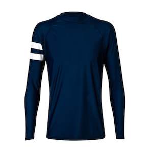 Men's Sustainable Navy Long Sleeve Rash Top