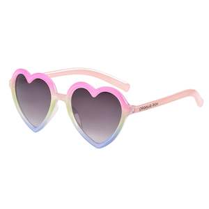 Clothing wholesaling: Kids Heart Rainbow Sunglasses