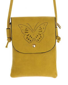 Layla butterfly cutout bag CHARTREUSE