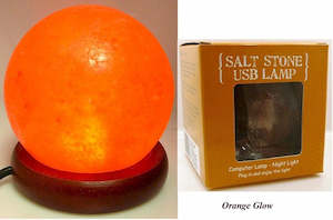 Gift: Orange Salt Ball night light