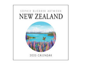 Sophie Blokker Calendar - New Zealand Artwork 2025