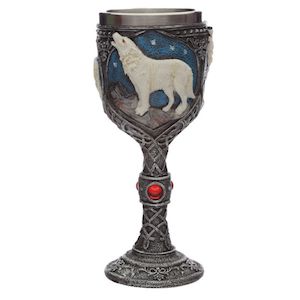 Gift: Decorative Protector of the North Night of the Wolf Goblet