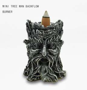 MINI TREE MAN BACK FLOW BURNER - silver