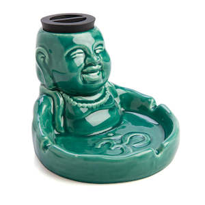 Gift: Stash It! Laughing Buddha Storage Jar & Ashtray