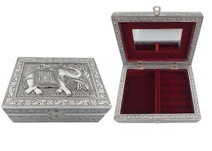 Jewellery Box With Ring Holder Elephant Design