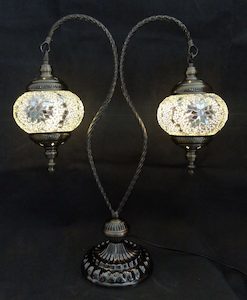 Gift: Turkish Mosaic Lamp Double