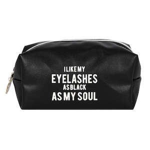 Gift: As Black As My Soul Makeup Bag