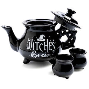 Witches’ Brew Cauldron Tea Set