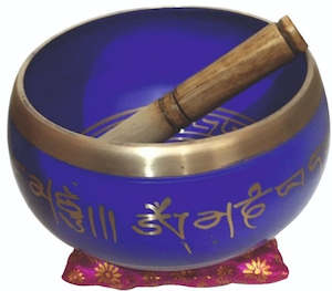 Singing Bowl Large Purple