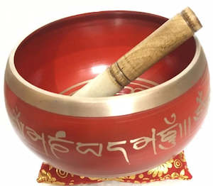 Singing Bowl Large Red