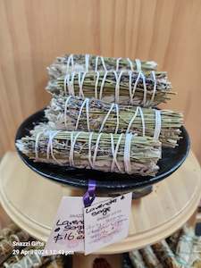 Lavender White Sage 4 inch Smudge NEW!