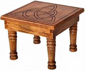 Altar Table Triquetra Light mango wood