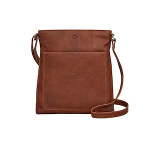 Bryant Leather Crossbody Bag - Brown