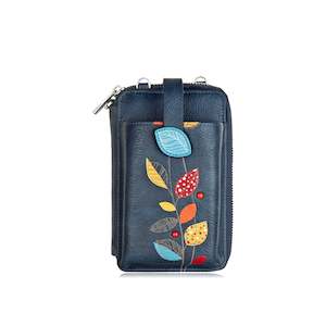 Smartphone Pouch: Petal Smartphone Pouch - Blue