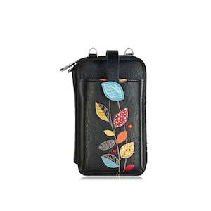 Smartphone Pouch: Petal Smartphone Pouch - Black