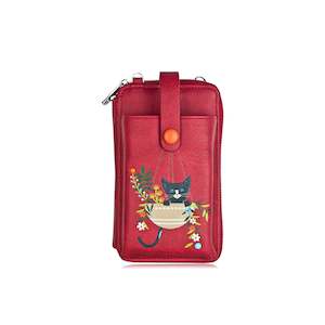 Basket Smartphone Pouch - Red