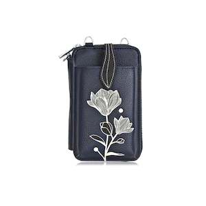 Magnolia Smartphone Pouch - Blue