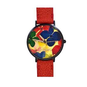 Watches: Manta Red Floral | Ladies Watch