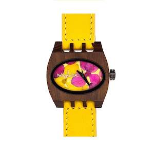 Kamera Yellow Floral | Ladies Watch