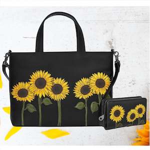 Bundle Bargains: Sunflower Leather Grab Bag and Wallet Bundle