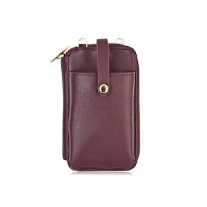 Pastel Smartphone Pouch - Wine