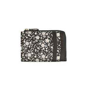 Maisie Leather Card & Coin Purse - Black