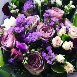 Florist Choice of Flowers - Purple and White