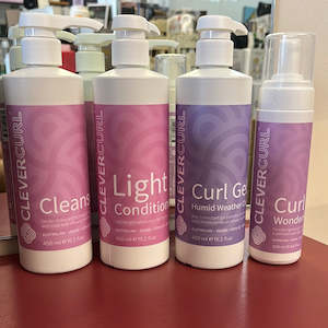 Clever Curl Light Combo with Humid Weather Gel & Wonderfoam - Combo #2 Bundle deal