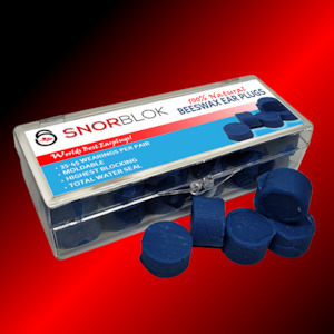 Ear Plugs | Snorblok Beeswax Earplugs - 12 Pairs