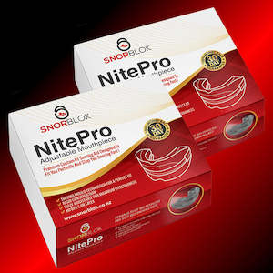 Snoring: NitePro Stop Snoring Mouthpiece 2 Pack