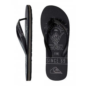 Summer Footwear: QUIKSILVER MENS MOLOKAI NO WORRIES THONGS