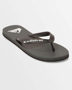 Quiksilver Mens Molokai Stripe Flip-Flops - GREY 2